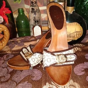 Guess wooden heels